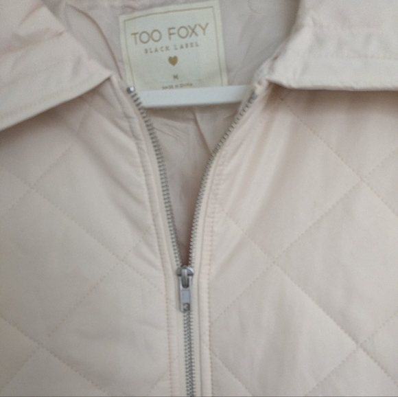 Cream Quilted Jacket - Picture 5 of 11